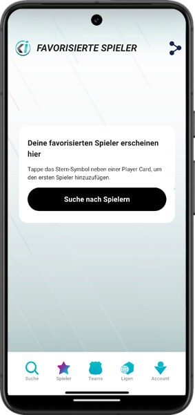 Spieler Menüpunkt