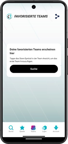Teams Menüpunkt