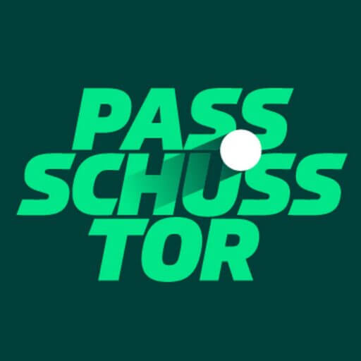 Pass Schuss Tor Logo